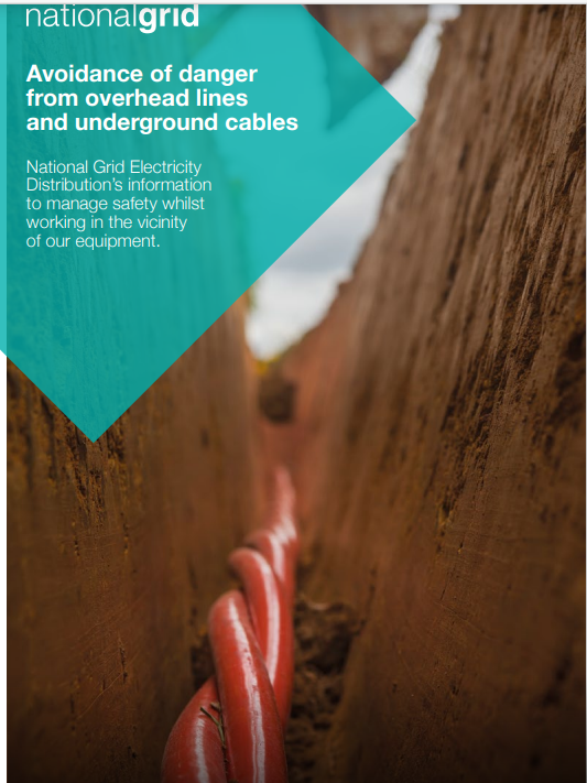 Avoidance of Danger from Electricity Overhead Lines and Underground Cables